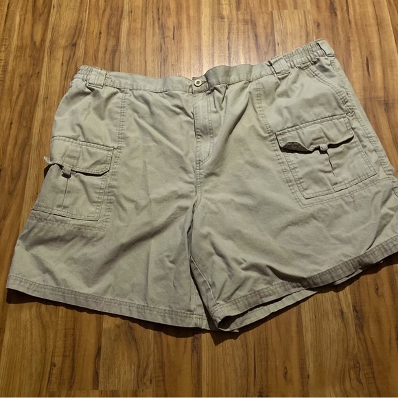Basic Edition Men’s Cotton Cargo Shorts Size XXXXL - Picture 5 of 12